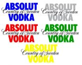 ABSOLUT VODKA (25cmx11cm)