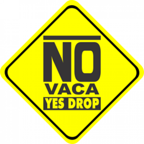 No Vaca Yes Drop (17cmx17cm)